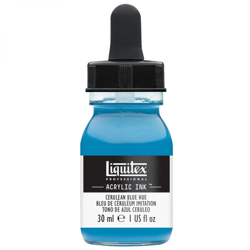 Liquitex Acrylic Ink - Cerulean Blue Hue 30ml