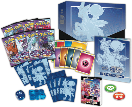 Pokemon Sword & Shield 6: Chilling Reign - Blue Elite Trainer Box