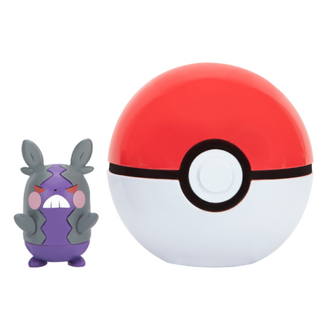 Pokemon: Clip n Go - Hangry Morpeko & Poke Ball