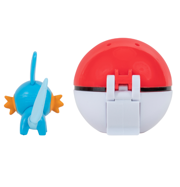 Pokemon: Clip n Go - Mudkip & Poke Ball