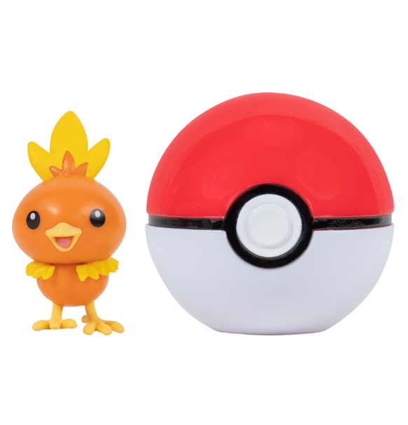 Pokemon: Clip n Go - Torchic & Poké Ball