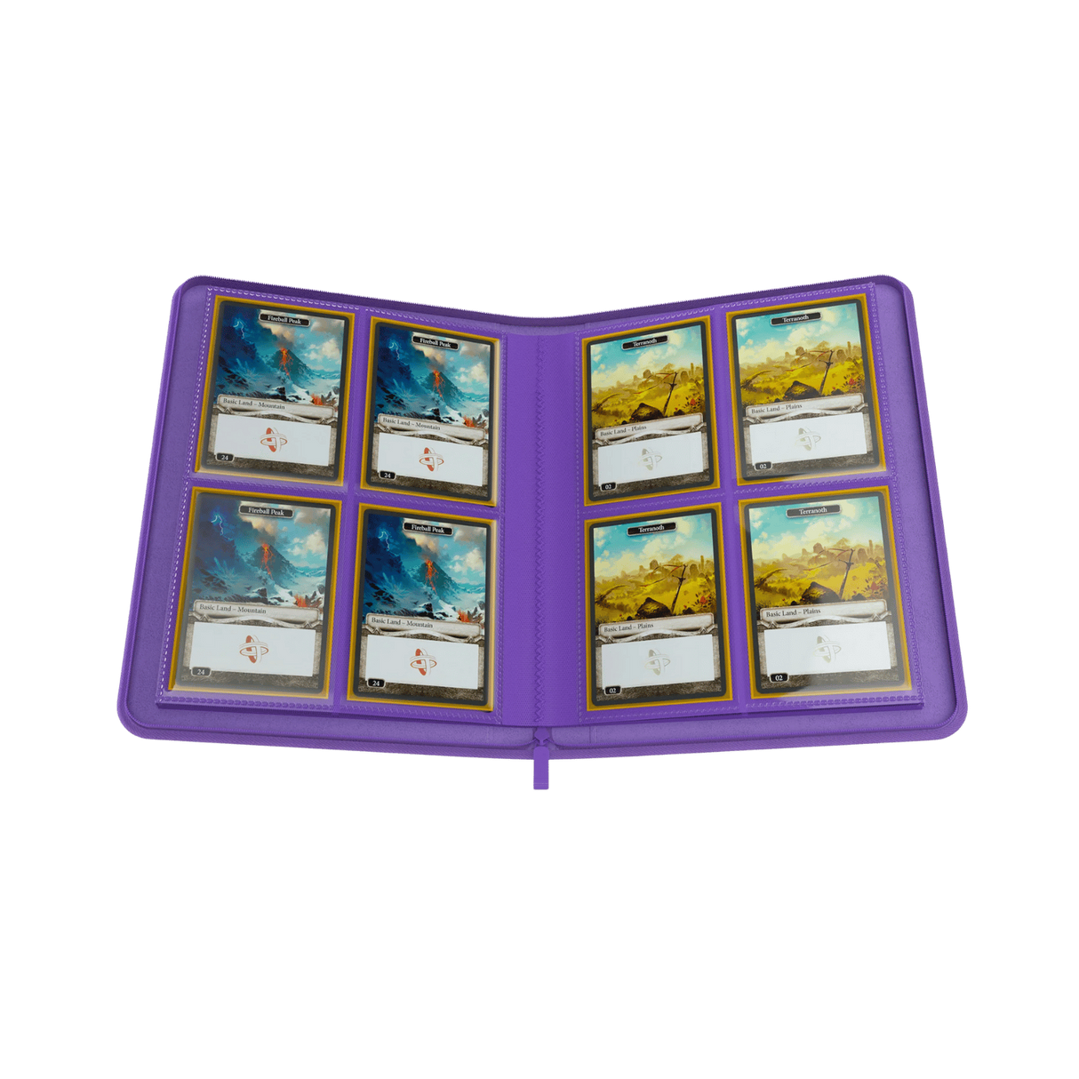 Gamegenic: Zip-Up Album 8- Pocket - Purple
