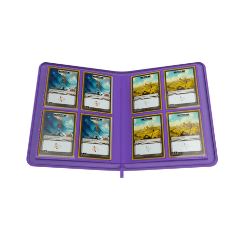 Gamegenic: Zip-Up Album 8- Pocket - Purple