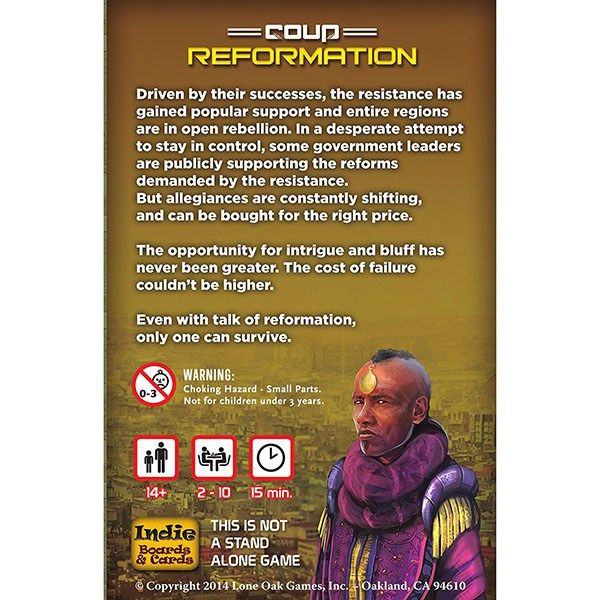 Coup: Reformation 2nd edition (Exp) (Eng)