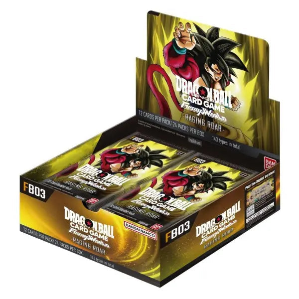 Dragon Ball Super Card Game: Fusion World Raging Roar FB03 - Booster Display