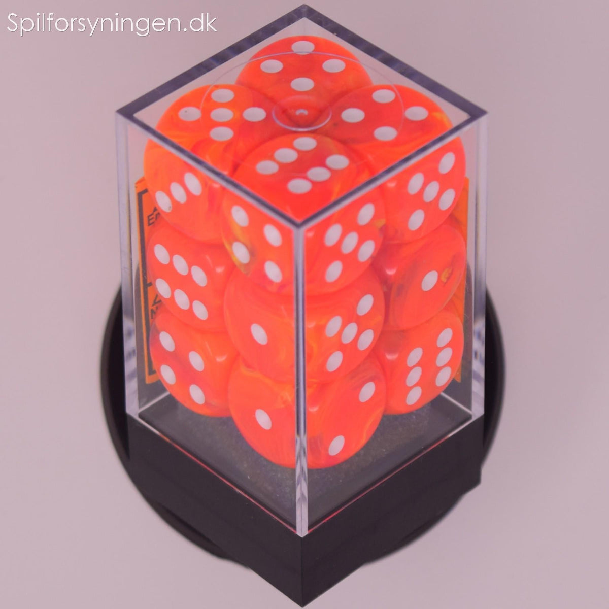 Vortex™ – 16mm d6 Solar w/white Dice Block – Spilforsyningen