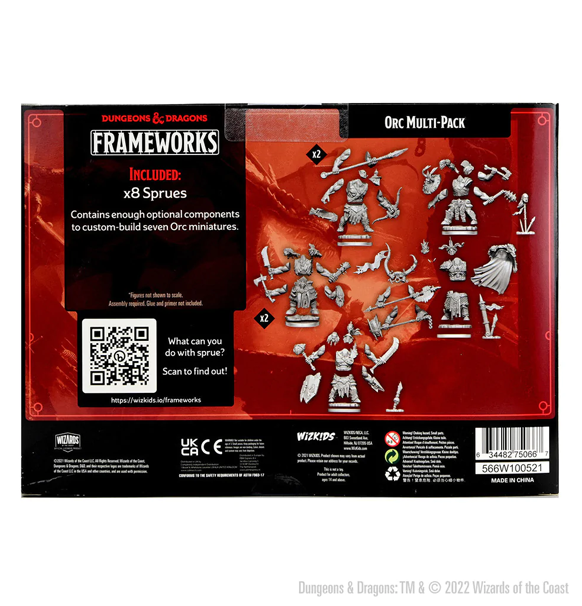 Dungeons & Dragons: 5th Ed. - Frameworks - Orcs (7 stk)