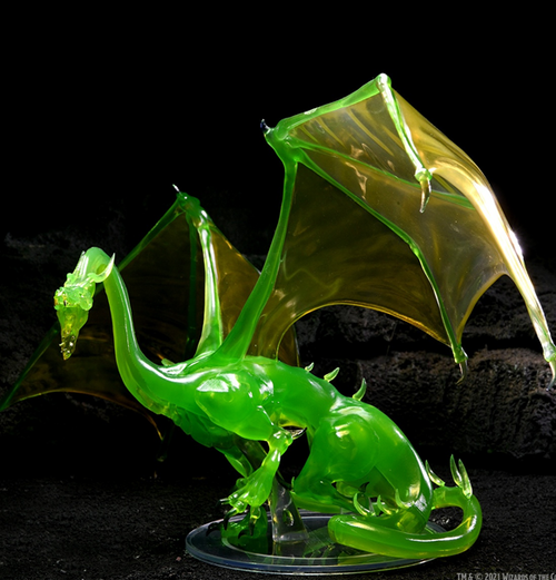 Dungeons & Dragons: 5th Ed. - Icons of the Realms: Adult Emerald Dragon - Premium Figure