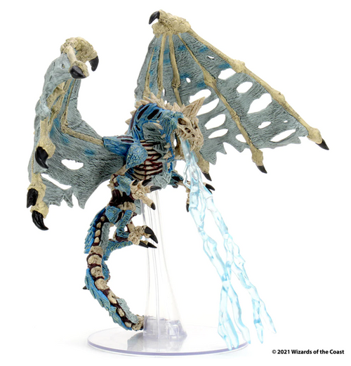 D&D Icons of the Realms: Boneyard Premium Set - Blue Dracolich
