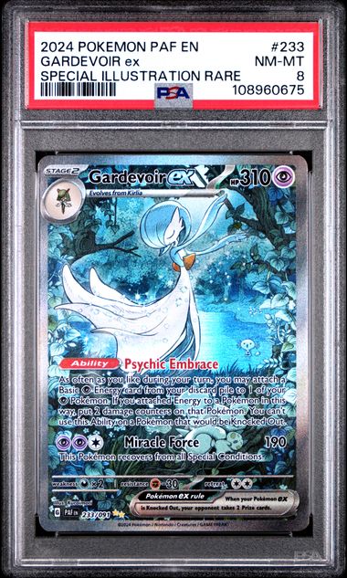 Gardevoir Ex [Special Illustration Rare] #233 PSA 8 [Pokemon Paldean Fates 2024]