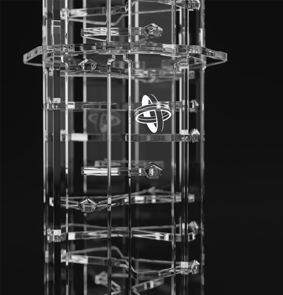 Gamegenic - Crystal Twister Premium Dice Tower