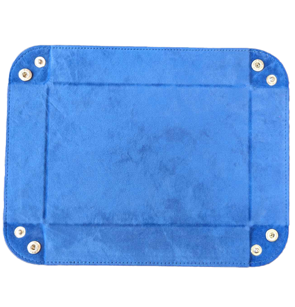 Folding Dice Tray - Blue