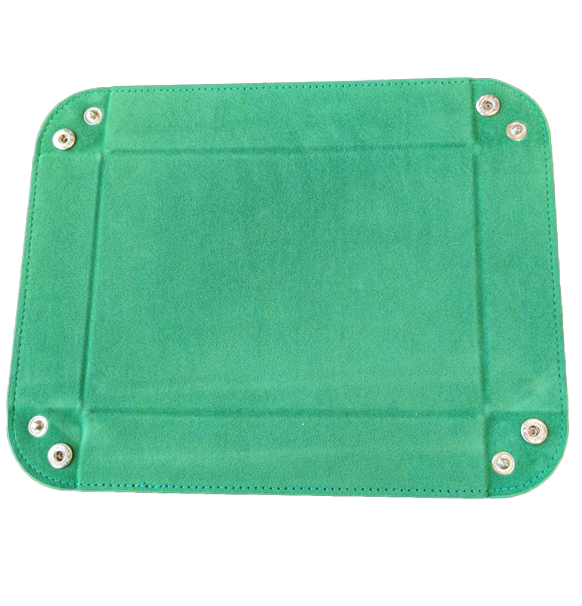 Folding Dice Tray - Green