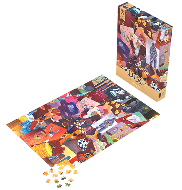 Dixit Puzzle: Red MishMash - 1000 (Puslespil)