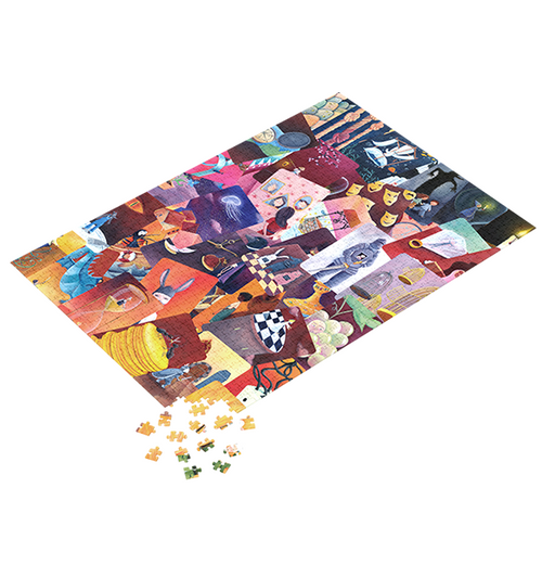 Dixit Puzzle: Red MishMash - 1000 (Puslespil)