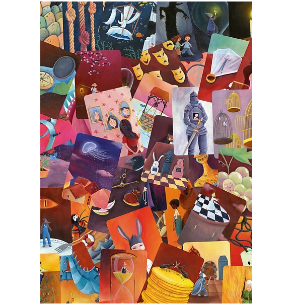 Dixit Puzzle: Red MishMash - 1000 (Puslespil)