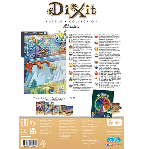 Dixit Puzzle: Adventure - 500 (Puslespil)