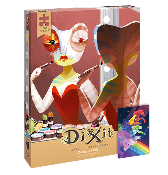 Dixit Puzzle: Chameleon Night - 1000 (Puslespil)