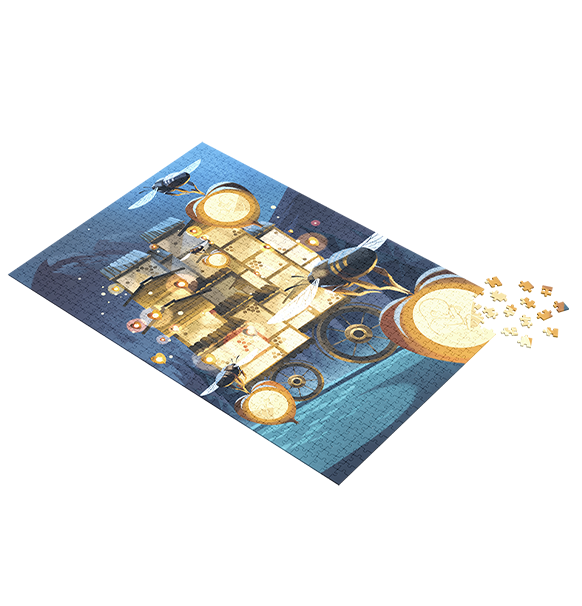 Dixit Puzzle: Deliveries - 1000 (Puslespil)