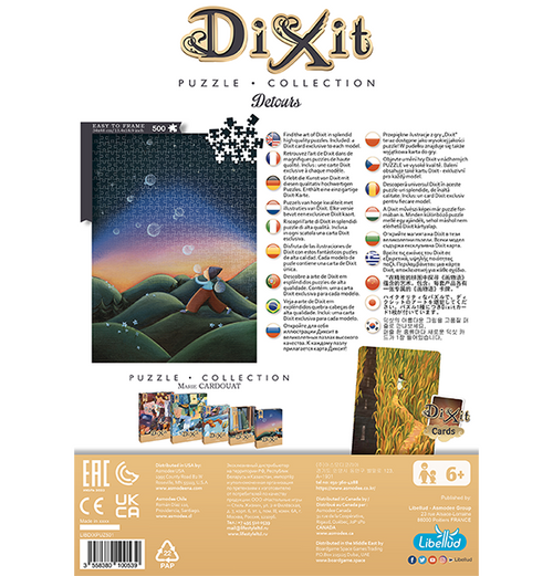 Dixit Puzzle: Detours - 500 (Puslespil)