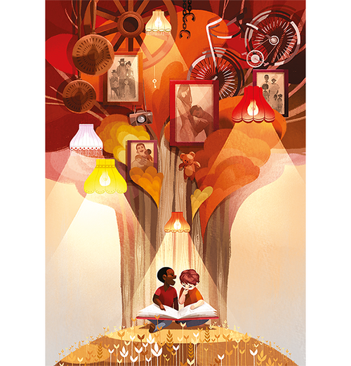 Dixit Puzzle: Family - 500 (Puslespil)