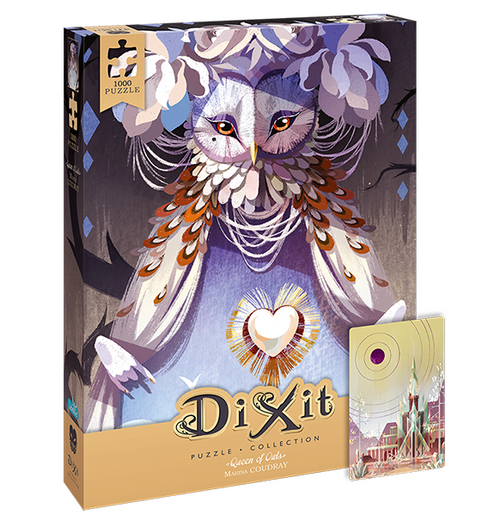 Dixit Puzzle: Queen of Owls - 1000 (Puslespil)