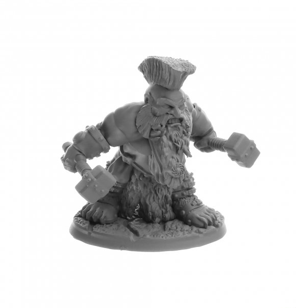 Reaper Bones USA: Dorn Ironspike - Dwarf Warrior