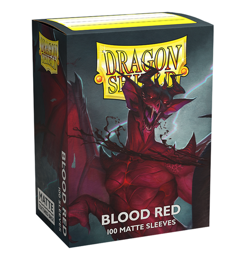 Dragon Shield: Matte Sleeves (100) - Blood Red 'Simurag'