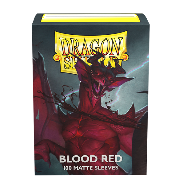 Dragon Shield: Matte Sleeves (100) - Blood Red 'Simurag'