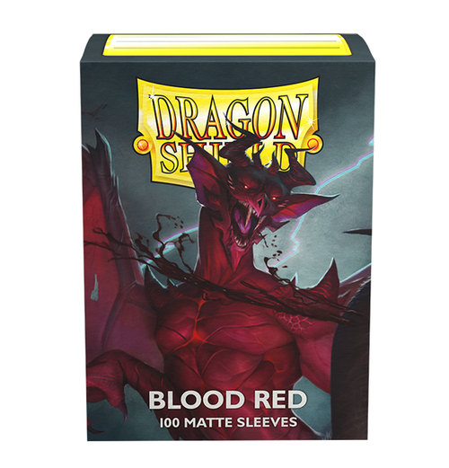 Dragon Shield: Matte Sleeves (100) - Blood Red 'Simurag'