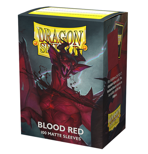 Dragon Shield: Matte Sleeves (100) - Blood Red 'Simurag'