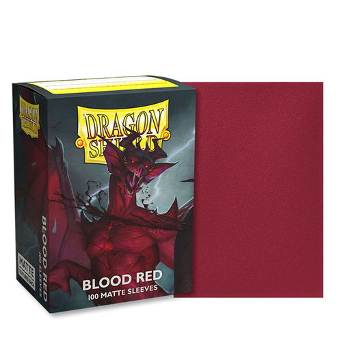 Dragon Shield: Matte Sleeves (100) - Blood Red 'Simurag'