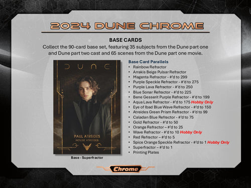 Topps Chrome Dune 2024 - Hobby Box
