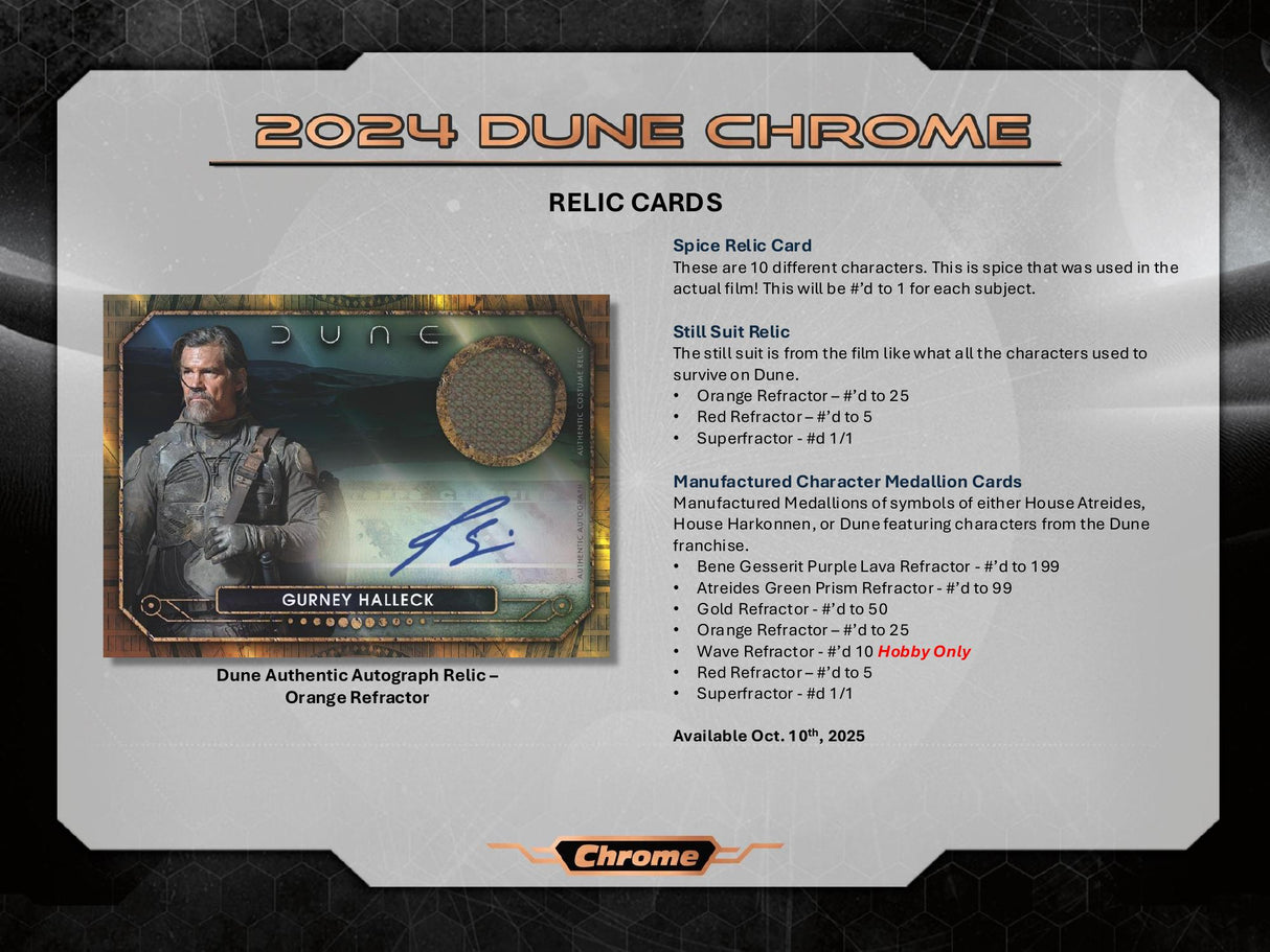 Topps Chrome Dune 2024 - Hobby Box