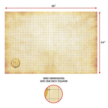 Enhance Tabletop RPG Grid Mat Campaign Kit