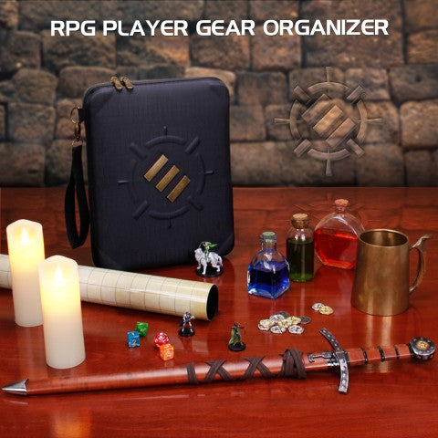 Enhance Tabletop RPG Organizer Case (Black)