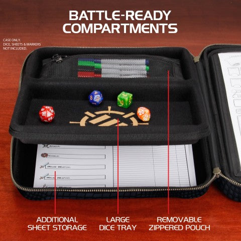 Enhance Tabletop RPG Organizer Case Collectors Edition (Black)