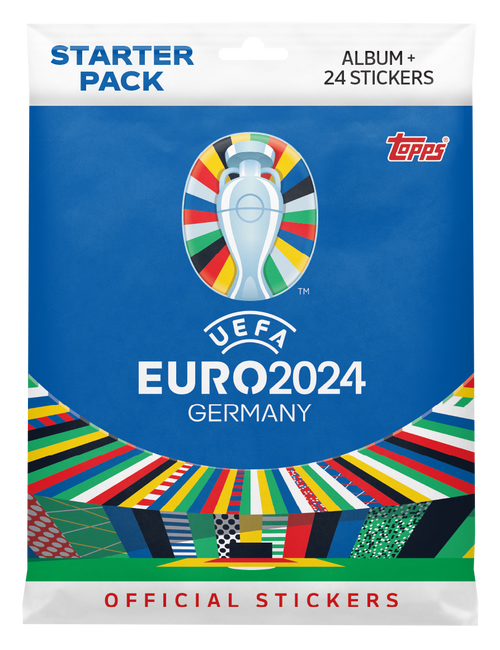 Topps EURO 2025 Stickers Album Starter Pack Spilforsyningen