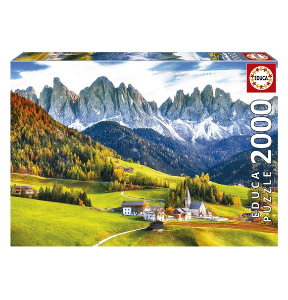 Educa: Autumn In The Dolomites - 2000 (Puslespil)