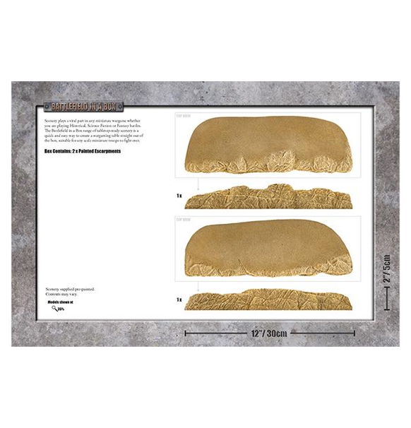 Battlefield in a box: Escarpments - Sandstone