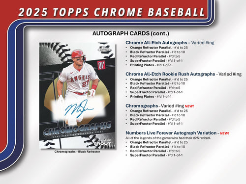 Topps Chrome Baseball 2025 - Value Box