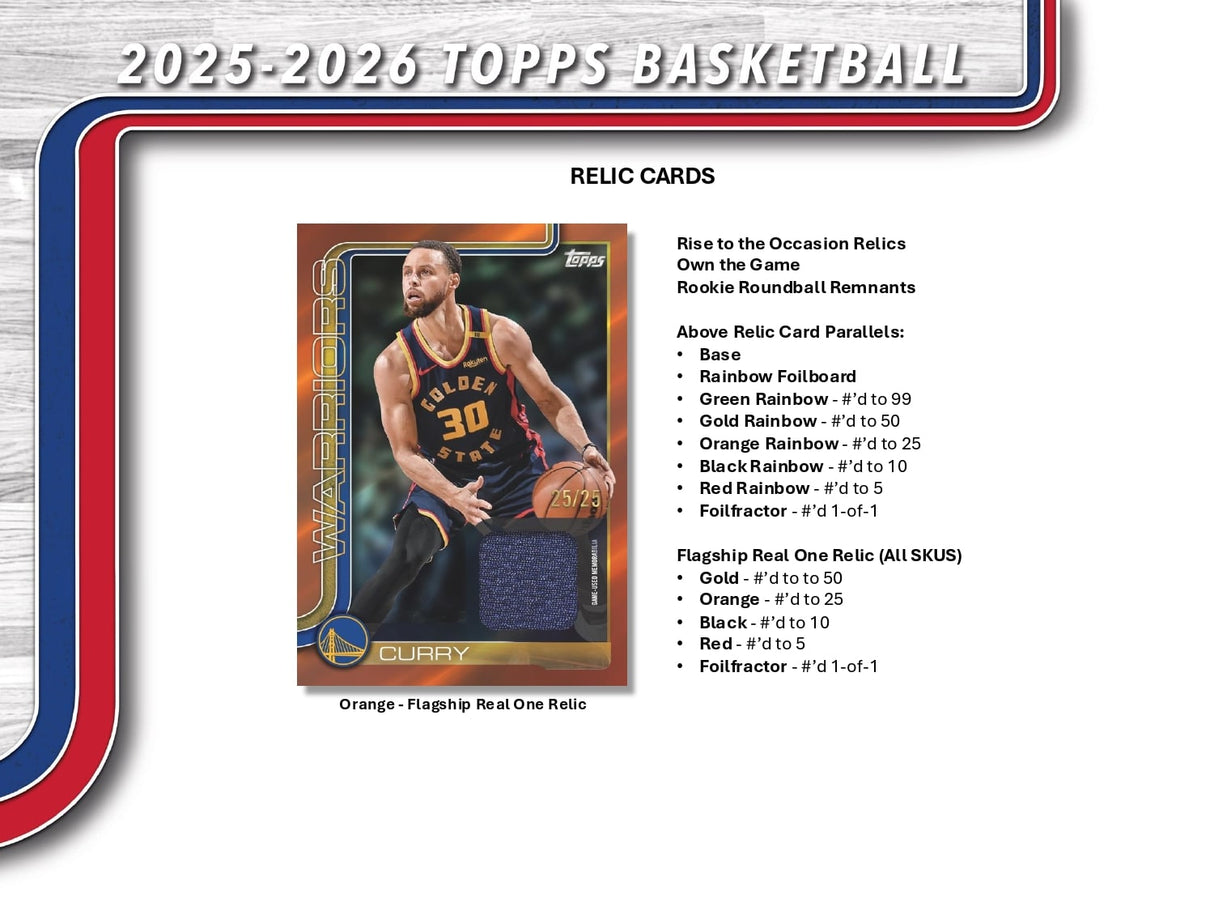 [Livebreak] Topps NBA Basketball Flagship 2025/26 - Jumbo Pack (Læs produktbeskrivelsen)