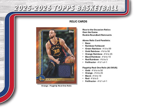 [Livebreak] Topps NBA Basketball Flagship 2025/26 - Jumbo Pack (Læs produktbeskrivelsen)