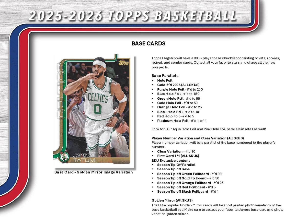 Topps NBA Basketball Flagship 2025/26 - Value Box
