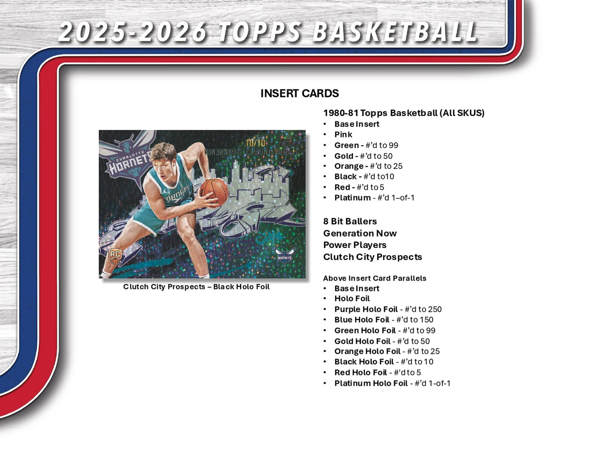 Topps NBA Basketball Flagship 2025/26 - Value Box