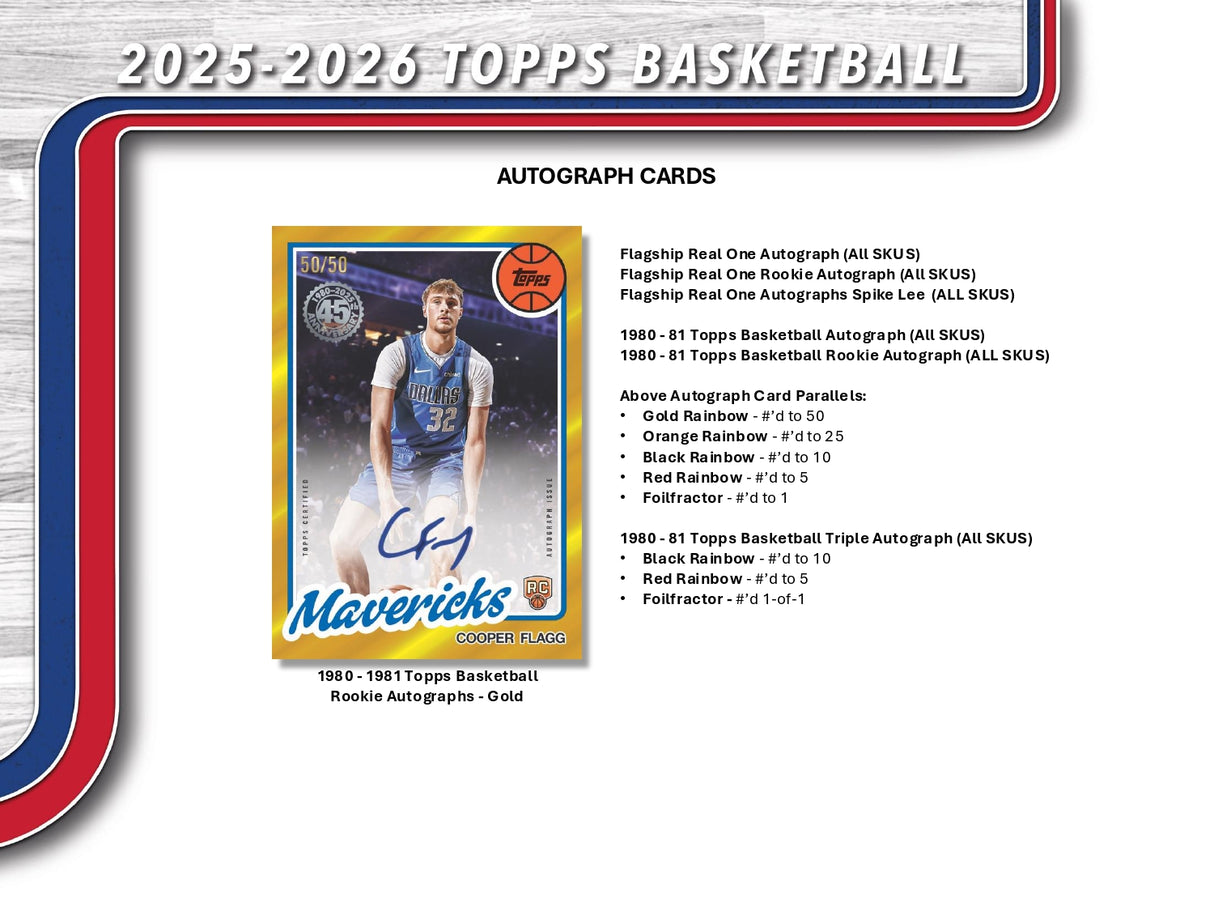 Topps NBA Basketball Flagship 2025/26 - Value Box