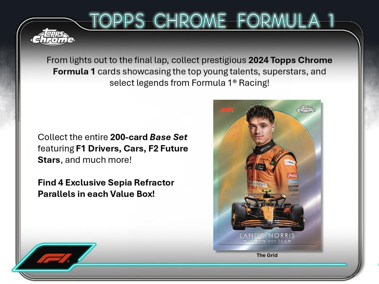 Topps Chrome Formula 1 2024 - Value Box