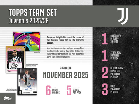 Topps Juventus Team Set 2025/26