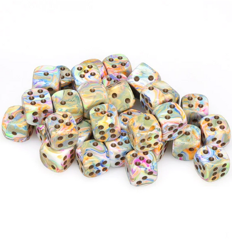 Festive™ – 12mm d6 Vibrant w/brown Dice Block™