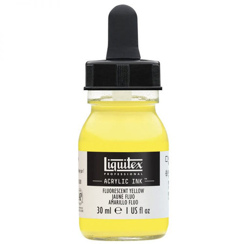 Liquitex Acrylic Ink - Fluorescent Yellow 30ml